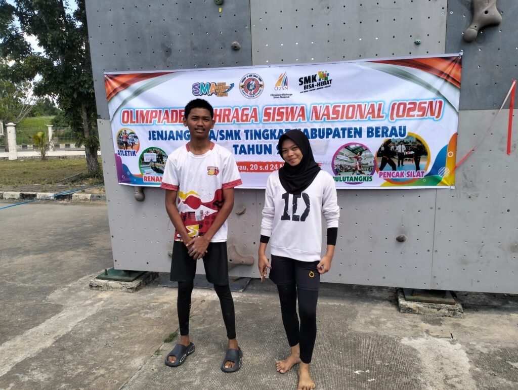 SMKN 2 Berau Borong Piala di O2SN 2026, Atlet Panjat Tebing Sabet Juara 2 dan 3 Tingkat Kabupaten