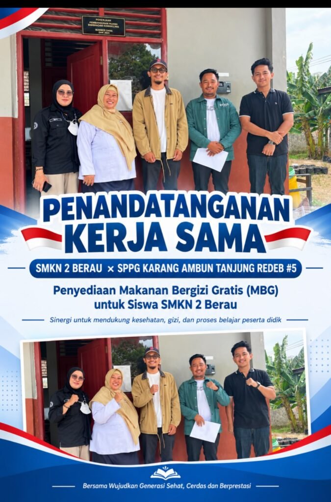 SPPG Karang Ambun Tanjung Redeb #005 Gandeng SMKN 2 Berau, Siap Pasok Makan Bergizi Gratis untuk 620 Pelajar